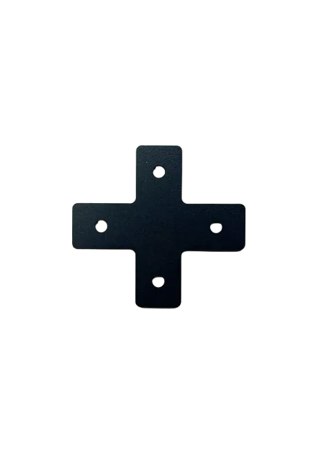 SimXPro 2x Płyta łącząca krzyżakowa 3mm - 40-80-120 Czarny