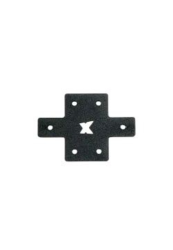 SimXPro 2x Płyta łącząca krzyżakowa 3mm - 40-80 - Czarna