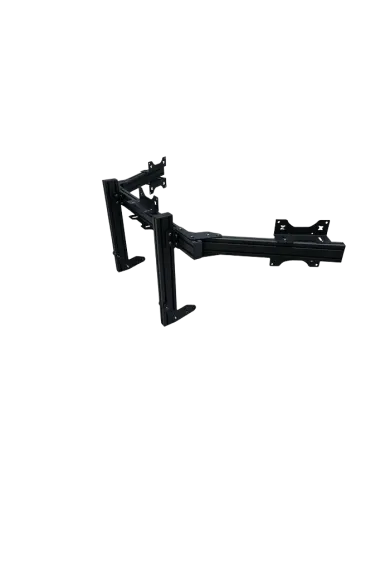 SimXPro Zintegrowany Uchwyt na 3 Ciężkie Monitory VESA 100x200 Czarny