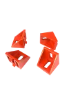SimXPro 4x Corner Bracket - 40x40 Red