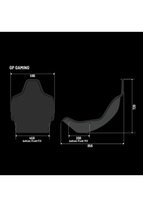 Sparco GP Sky SimRacing length data