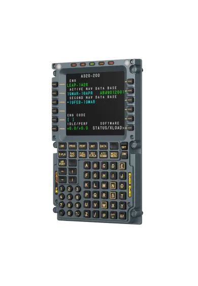 Moza MA3F Flight Computer Display front right side view