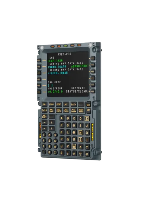 Moza MA3F Flight Computer Display front right side view
