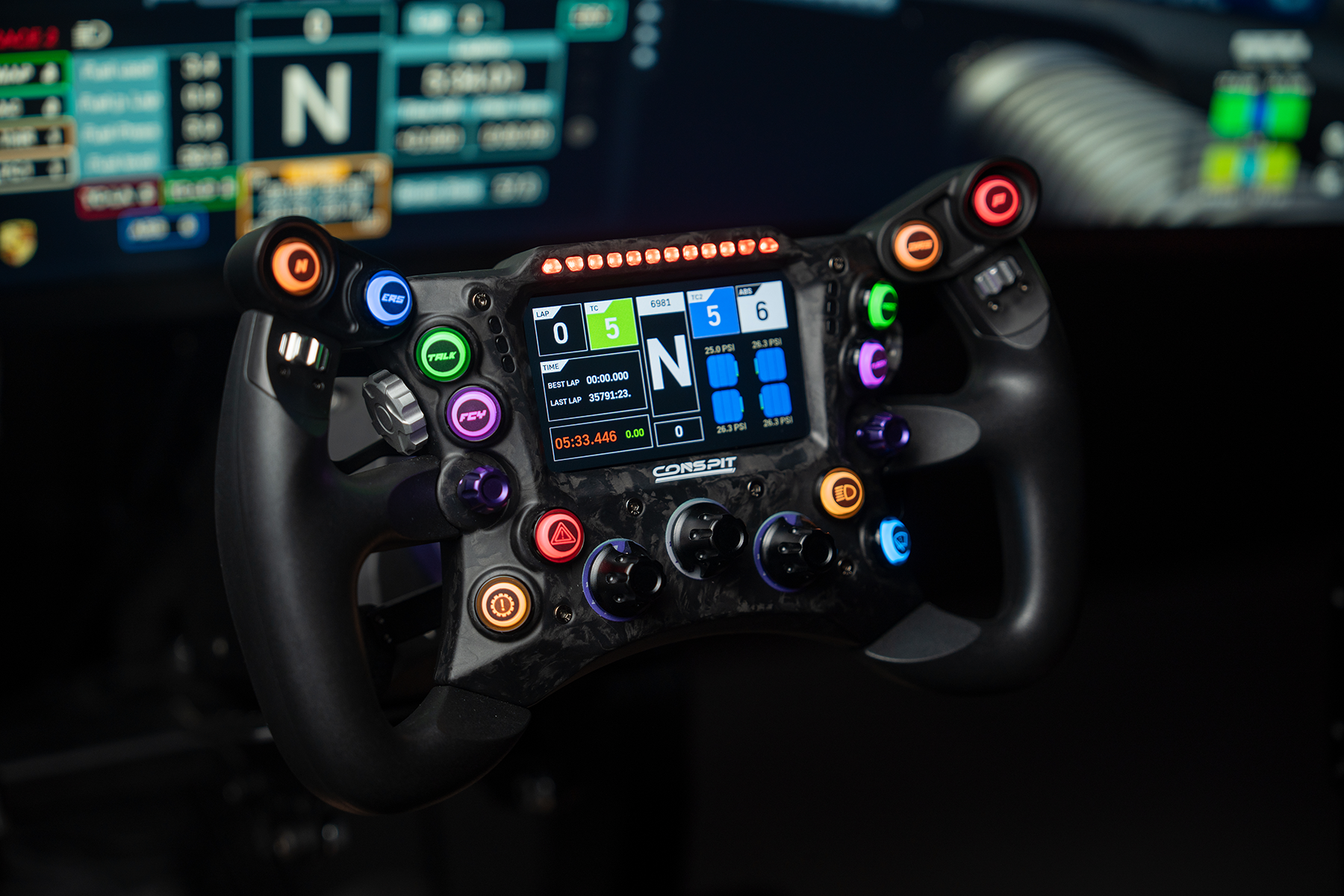 Conspit 290 GP Formula – F1‑style 3D Sim Racing Wheel