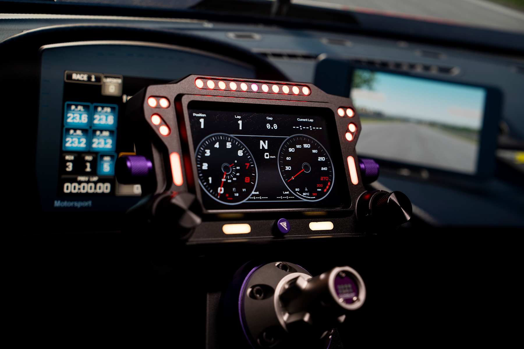 Simhub Multi Class Map Conspit CSD Dashboard – 5″ IPS SimHub Display