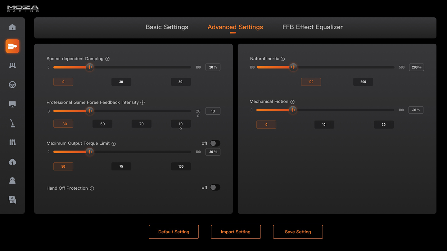Moza Setting MOZA R5 bundle