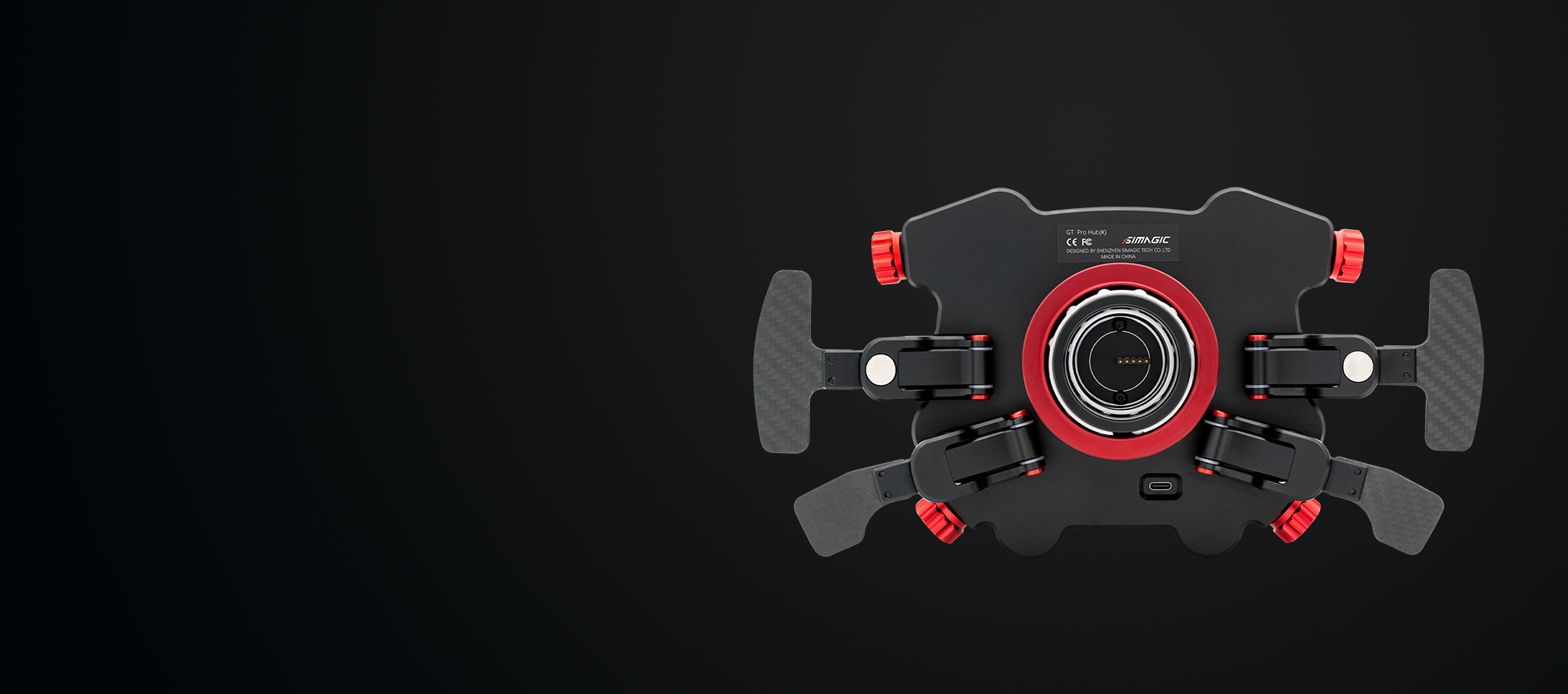 GT PRO Hub + P‑325D‑K Leather D‑Shape Wheel Bundle