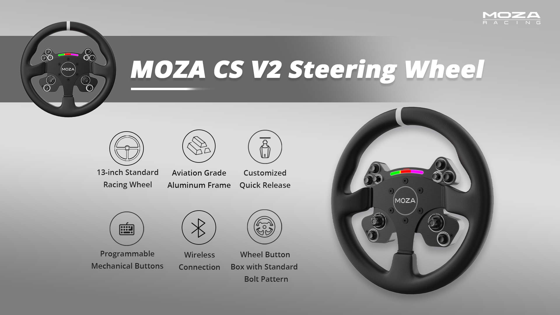 MOZA CS V2 Steering Wheel2